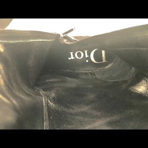 Dior tall black boots# original